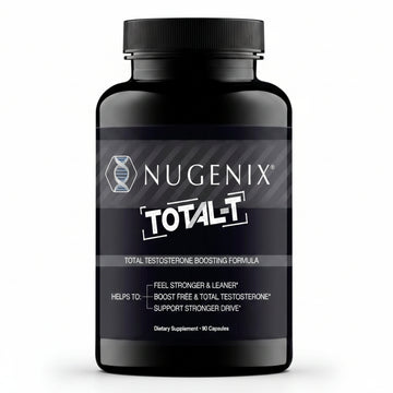 Nugenix Total-T, Free and Total Testosterone Booster Supplement for Men, 90 Count